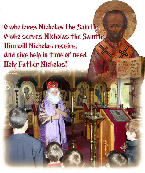 St. Nicholas Visits Holy Cross