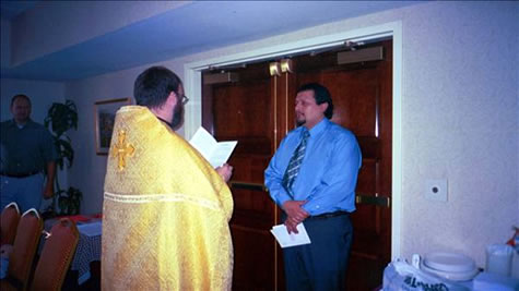 Miguel becomes a catechumen