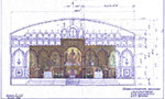 reconstruction of the iconostas