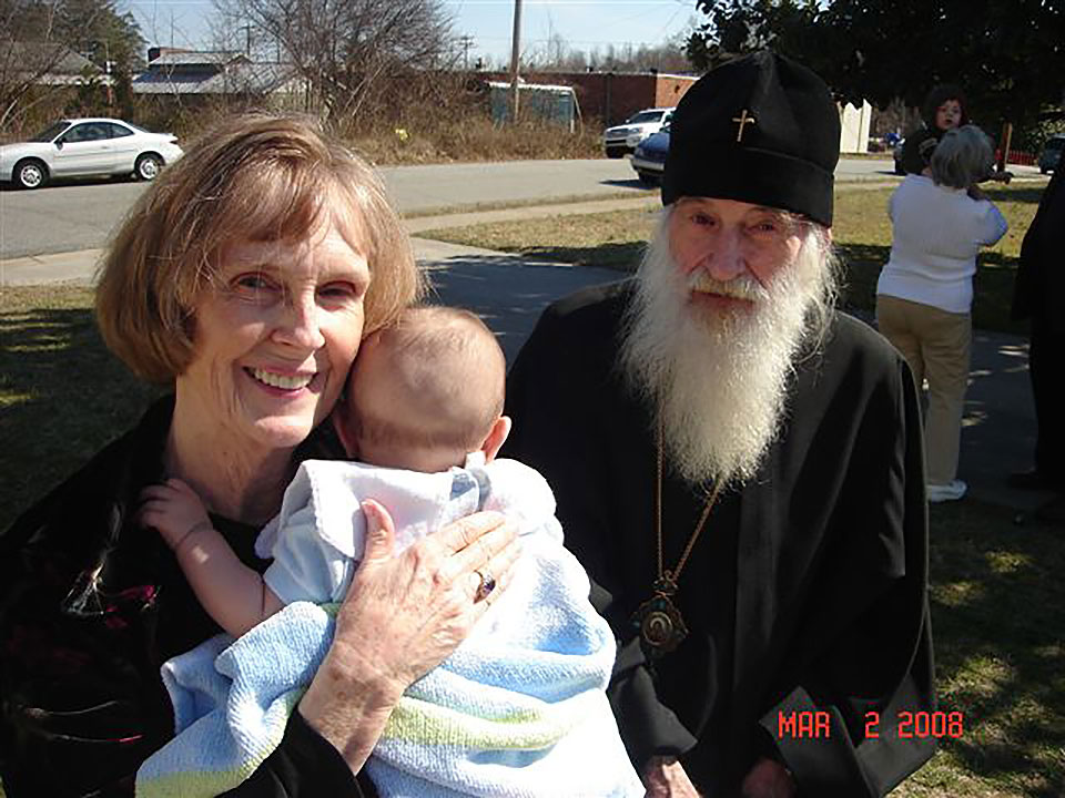 Archbishop Dmitri and our newest parishioner!
