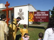 Blessing Our New Church Sign