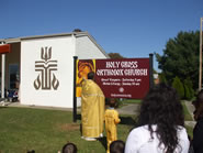 Blessing Our New Church Sign