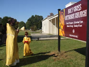 Blessing Our New Church Sign