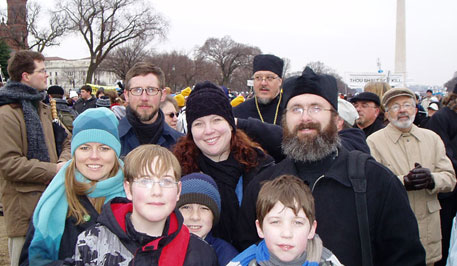 Father Christopher at the March for Life