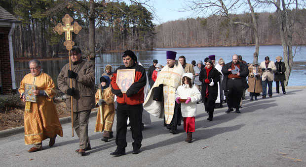 Procession in the Great Blessing of the Waters