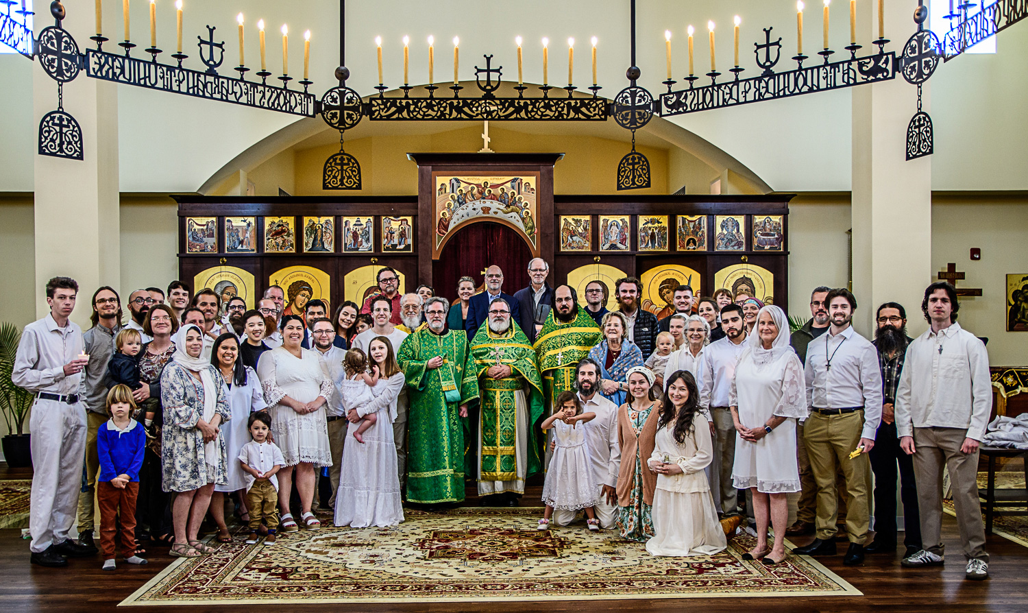 25 Baptims and Chrismations on Lazarus Saturday